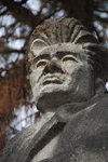 Bishkek, Kyrgyzstan: bust of Temirkul - Erkindik boulevard - photo by M.Torres