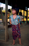 Laos - Hmong village near Luang Prabang - Hmong girl (photo by K.Strobel)