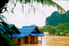 Laos - Vang Vieng - the effects of the monsoon - flooded houses - photo by K.Strobel