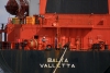 Latvia - Ventspils: stern of the Balta - Maltese shjp form Valletta - ship stern (photo by A.Dnieprowsky)