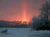 Latvia - Madona: white Christmas and red sky - winter - snow  (Madonas Rajons - Vidzeme) (photo by A.Dnieprowsky)