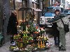 Latvia / Latvija - Riga / RIX : buying Christmas candles and decorations (photo by Alex Dnieprowsky)