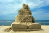 Latvia - Ventspils: sand castle on the beach (photo by A.Dnieprowsky)