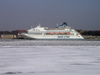Latvia / Latvija - Riga: Silja line cruise ship (photo by Alex Dnieprowsky)