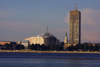 Latvia / Latvija - Riga:Centra Nams and Parex Bank - Republikas laukums (photo by Alex Dnieprowsky)