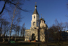 Latvia Ventspils: St. Nikolajs Russian Orthodox church - Plostu iela 10 - neo-Byzantine style - 5 domes (photo by A.Dnieprowsky)