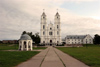 Latvia / Latvija - Aglona Catholic Basilica: arriving (photo by Alex Dnieprowsky)