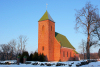 Latvia - Edole: red church  (Kuldigas Rajons - Kurzeme / Courland) (photo by A.Dnieprowsky)