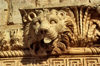 Lebanon / Liban - Baalbek / Baalbak / Heliopolis: lion head - temple of Jupiter - photo by J.Wreford