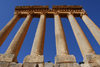 Lebanon, Baalbek: Columns from Temple of Jupiter - sanctuary of the Heliopolitan Jupiter-Baal - UNESCO World Heritage Site - photo by J.Pemberton