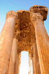 Lebanon, Baalbek: Temple of Bacchus - portico ceiling - photo by J.Pemberton