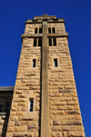 Maseru, Lesotho: Our Lady of Victory Cathedral - cross over a bell tower - photo by M.Torres