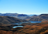 Mohale Dam, Lesotho: reservoir seen from the mountains - Lesotho Highlands Water Project (LHWP) - photo by M.Torres
