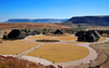 Thaba Bosiu, Lesotho: Thaba Bosiu Cultural Village seen from above - built to showcase Lesothos traditional and cultural heritage - photo by M.Torres