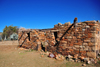 Thaba Bosiu, Lesotho: the sandstone house of Moshoeshoe I - he defended his people from attacks by Batlokoa, the mighty Shaka Zulu soldiers and Afrikaners until 1868 when he sought protection from the British - photo by M.Torres