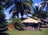 Grand Bassa County, Liberia, West Africa: village hut - photo by M.Sturges