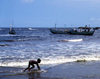 Liberia - Surfing at the beach near Bucannan (photo by M.Sturges)