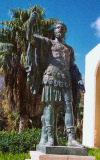 Libya - Leptis Magna: statue of Emperor Lucius Septimius Severus (photo by G.Frysinger)