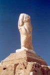 Libya - Sabratha: headless statue of Falavius Tullus (photo by M.Torres)