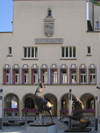 Liechtenstein - Vaduz: Rathaus / Townhall - architect Franz Rckle - photo by J.Kaman