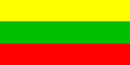 Lithuania / Lietuva / Lituania / Litauen / Lituanie / Litva - flag