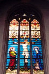 Luxembourg Ville / LUX: Notre Dame Cathedral - stained glass (photo by M.Torres)