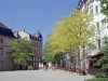 Luxembourg Ville / Stadt: sunny square (photo by M.Bergsma)