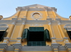 Macau, China: gable of St. Dominic's Church - Igreja de So Domingos, Largo de So Domingos - photo by M.Torres
