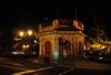 Macau, China: the Octagonal Pavilion at night, So Francisco garden - Library of the Macao Commercial Association - photo by M.Torres