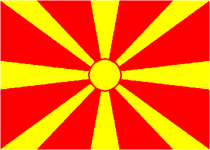 Macedonia / Makedonia / Makedonija / Makedonya  / Makedonialainen / FYROM - flag