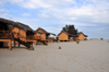 Morondava - Menabe, Toliara province, Madagascar: bungalows on the beach - Nosy Kely peninsula - photo by M.Torres
