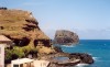 Madeira - Porto da Cruz: the atlantic pool and the Baixa de Fora islet / a piscina atlntica e o ilhu da Baixa de Fora - photo by M.Durruti