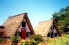 Madeira - Santana: traditional thatched roof houses / casas tradicionais com telhados de colmo - photo by M.Durruti