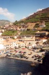 Madeira - fishing harbour under the banana plantations / Camara de Lobos: porto piscatrio sob os bananais - photo by M.Durruti