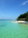 Malaysia - Sabah  (Borneo): Sipidan island: emerlad waters of the South China Sea (photo by Ben Jackson)
