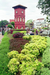 Malaysia - Malacca / Melaka: Tan Beng Swee clock tower - Dutch square (photo by J.Kaman)