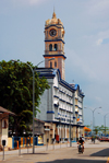 Penang city architecture - clock tower, Penang, Malaysia.  photo by B.Lendrum