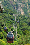 Mount Mat Chinchang cable car - pods, Langkawi, Malaysia. photo by B.Lendrum