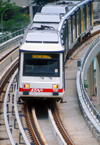 Kuala Lumpur, Malaysia: LRT train system - train to Sultan Ismail - Sistem Transit Aliran Ringan Sdn Bhd (Star-LRT) - photo by B.Henry