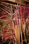 Kuala Lumpur, Malaysia: discarded incense sticks at Sze Ya Temple - photo by J.Pemberton
