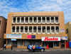 Blantyre, Malawi: Aquarius House - shops and offices - Bata sign - Haile Selassie Avenue - photo by M.Torres