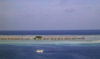 Maldives Aerial view of water bungalows, Four Seasons Resort, Kuda Huraa (photo by B.Cain)