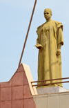 Bamako, Mali: Modibo Keita statue at his memorial - a member of the National Assembly of France, latter the leader of a single party regime - photo by M.Torres
