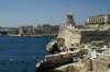 Malta: Valletta - Great Siege Bell Memorial and St Christopher bastion (photo by A.Ferrari)