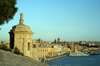 Malta: Vittoriosa - western waterfront from Fort St Angelo (photo by A.Ferrari)