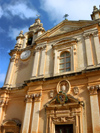 Malta: Malta: Mdina - church faade (photo by ve*)