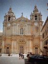 Malta: Mdina - the cathedral of St. Peter & Paul - architect: Lorenzo Gafa (photo by M.Torres)