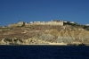 Gozo / Ghawdex: Mgarr - Fort Chambray - from the sea (photo by  A.Ferrari )
