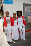 Fort-de-France, Martinique: women of the French West Indies - Rue Schoelcher - photo by D.Smith
