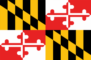 Maryland state flag - United States of America / Estados Unidos / Etats Unis / EE.UU / EUA / USA-